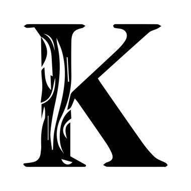 Alfabe sanatı rengi harf tasarımı işareti