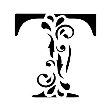 Alfabe sanatı rengi harf tasarımı işareti