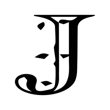 Alfabe sanatı rengi harf tasarımı işareti