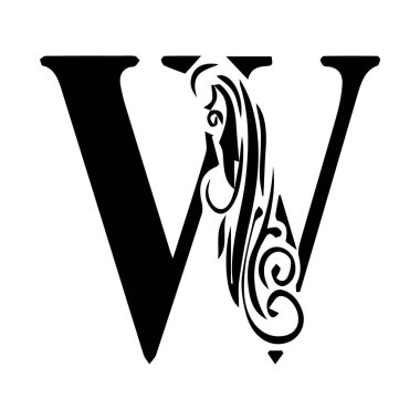 Alfabe sanatı rengi harf tasarımı işareti