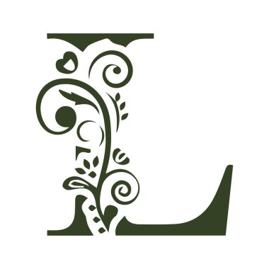 Alfabe sanatı rengi harf tasarımı işareti