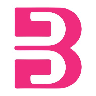 Alfabe sanatı rengi harf tasarımı işareti