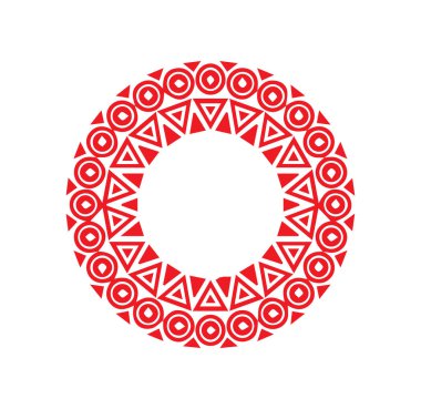 Güzel çiçek sanatı ve mandala vektör tasarımı