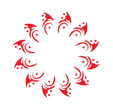 Güzel çiçek sanatı ve mandala vektör tasarımı