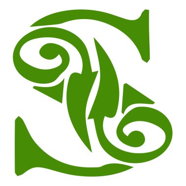 İngiliz Alfabesi Güzel Simge ve Renkli Tasarım