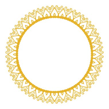 Güzel çiçek sanatı ve mandala vektör tasarımı