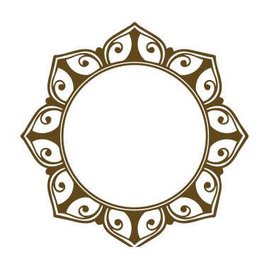 Güzel çiçek sanatı ve mandala vektör tasarımı