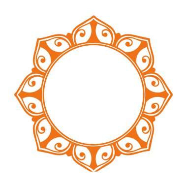 Güzel çiçek sanatı ve mandala vektör tasarımı