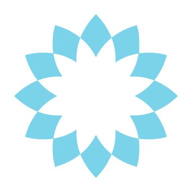 Güzel çiçek sanatı ve mandala vektör tasarımı