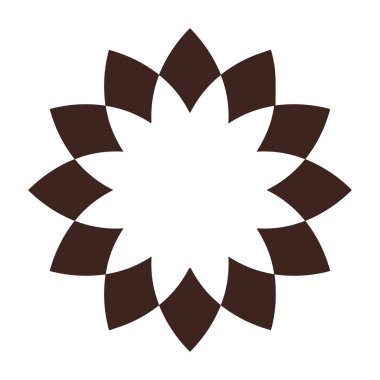 Güzel çiçek sanatı ve mandala vektör tasarımı