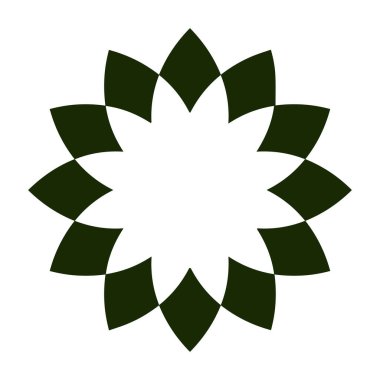 Güzel çiçek sanatı ve mandala vektör tasarımı