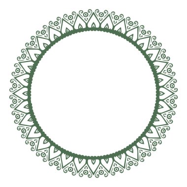 Güzel çiçek sanatı ve mandala vektör tasarımı