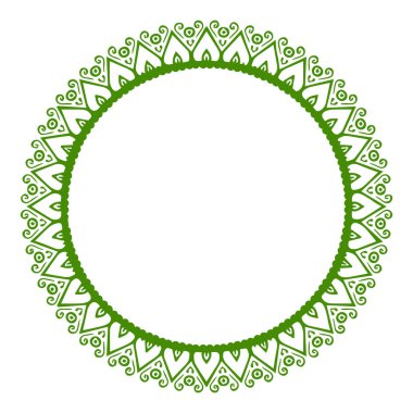 Güzel çiçek sanatı ve mandala vektör tasarımı