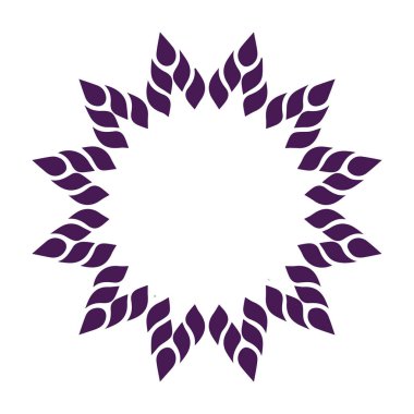 Güzel çiçek sanatı ve mandala vektör tasarımı