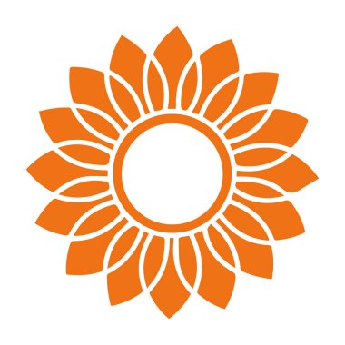 Güzel çiçek sanatı ve mandala vektör tasarımı