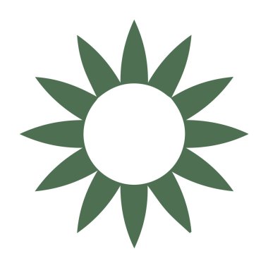 Güzel çiçek sanatı ve mandala vektör tasarımı