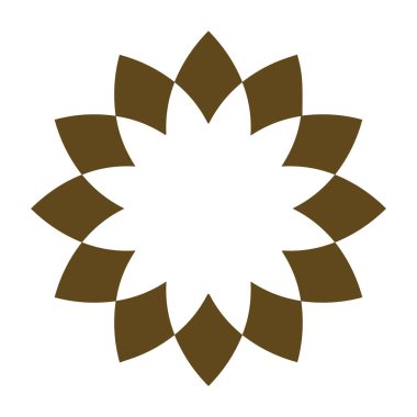 Güzel çiçek sanatı ve mandala vektör tasarımı