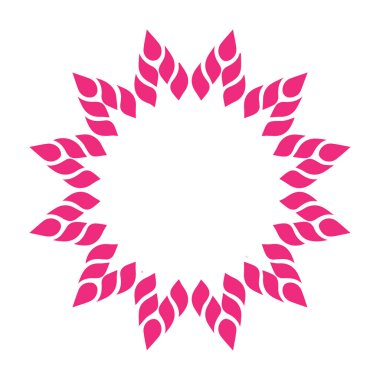 Güzel çiçek sanatı ve mandala vektör tasarımı