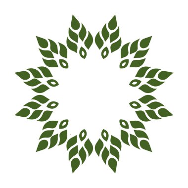 Güzel çiçek sanatı ve mandala vektör tasarımı