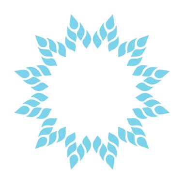 Güzel çiçek sanatı ve mandala vektör tasarımı