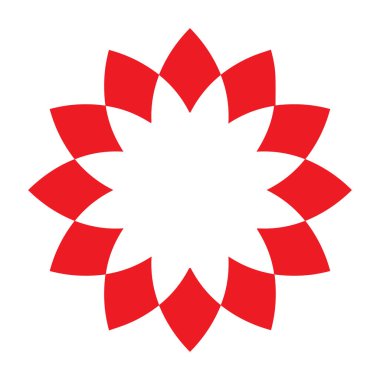 Güzel çiçek sanatı ve mandala vektör tasarımı