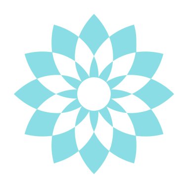 Güzel çiçek sanatı ve mandala vektör tasarımı