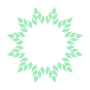 Güzel çiçek sanatı ve mandala vektör tasarımı