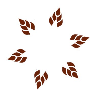 Güzel çiçek sanatı ve mandala vektör tasarımı