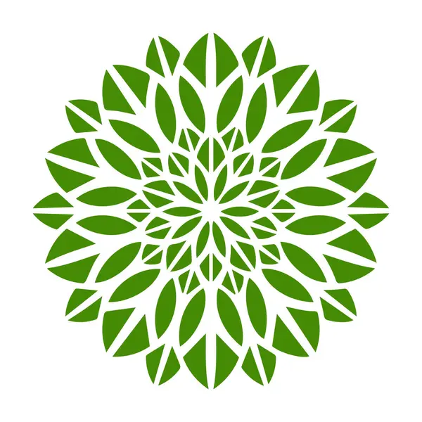 Güzel çiçek sanatı ve mandala vektör tasarımı