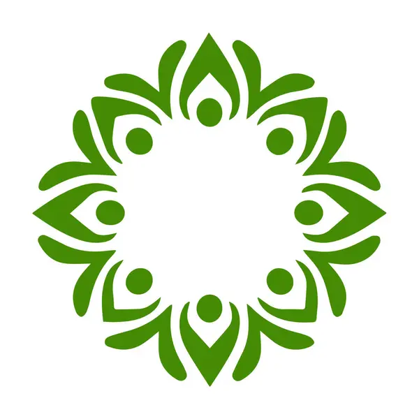 Güzel çiçek sanatı ve mandala vektör tasarımı