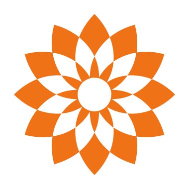 Güzel çiçek sanatı ve mandala vektör tasarımı