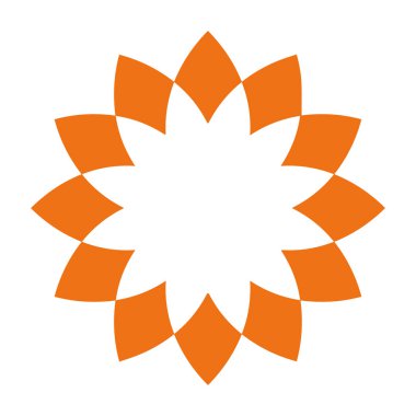 Güzel çiçek sanatı ve mandala vektör tasarımı