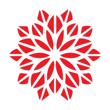 Güzel çiçek sanatı ve mandala vektör tasarımı