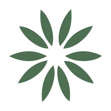 Güzel çiçek sanatı ve mandala vektör tasarımı