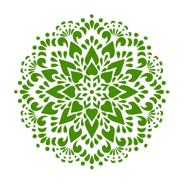 Güzel çiçek sanatı ve mandala vektör tasarımı