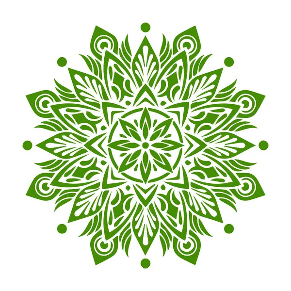 Güzel çiçek sanatı ve mandala vektör tasarımı