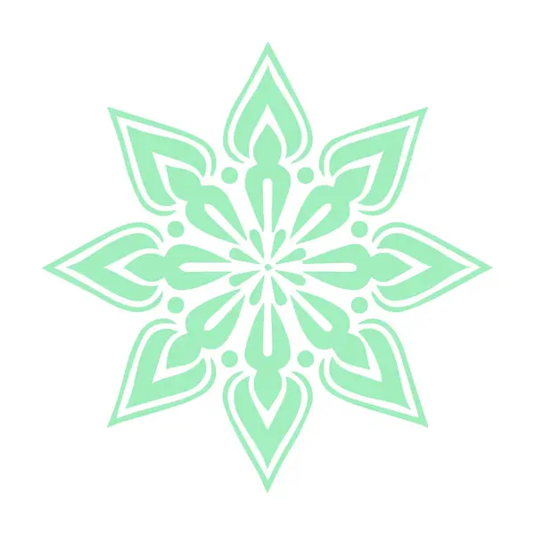 Güzel çiçek sanatı ve mandala vektör tasarımı