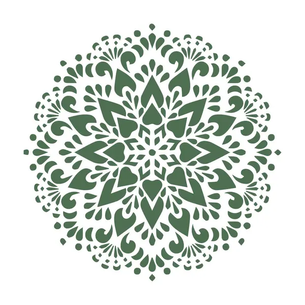 Güzel çiçek sanatı ve mandala vektör tasarımı