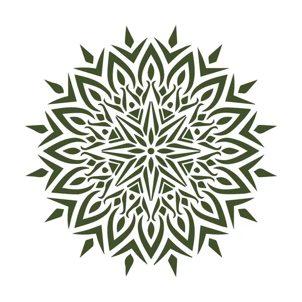 Güzel çiçek sanatı ve mandala vektör tasarımı