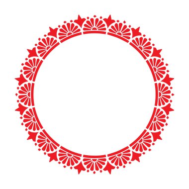 Güzel çiçek sanatı ve mandala vektör tasarımı