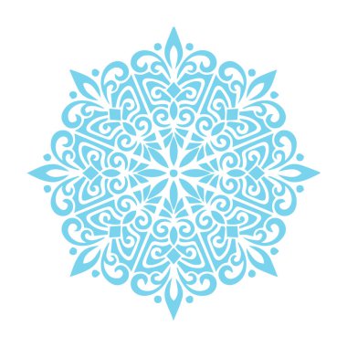 Güzel çiçek sanatı ve mandala vektör tasarımı