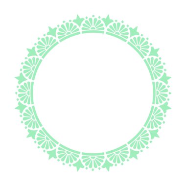 Güzel çiçek sanatı ve mandala vektör tasarımı