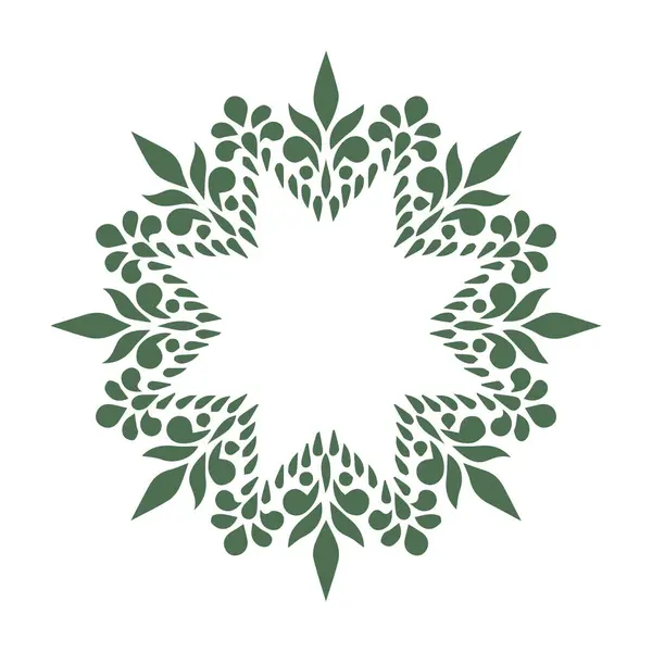 Güzel çiçek sanatı ve mandala vektör tasarımı