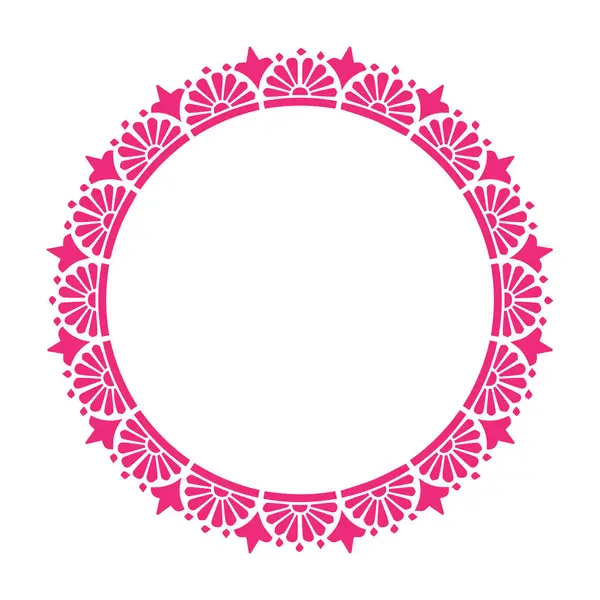 Güzel çiçek sanatı ve mandala vektör tasarımı