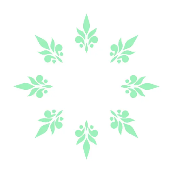 Güzel çiçek sanatı ve mandala vektör tasarımı