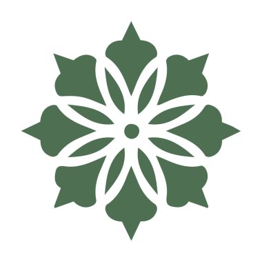 Güzel çiçek sanatı ve mandala vektör tasarımı