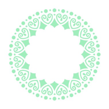 Güzel çiçek sanatı ve mandala vektör tasarımı