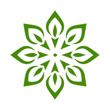 Güzel çiçek sanatı ve mandala vektör tasarımı