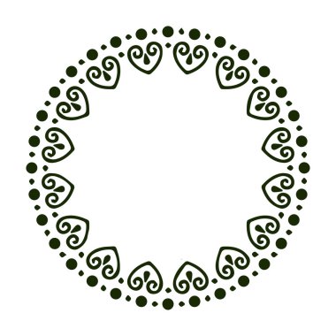 Güzel çiçek sanatı ve mandala vektör tasarımı