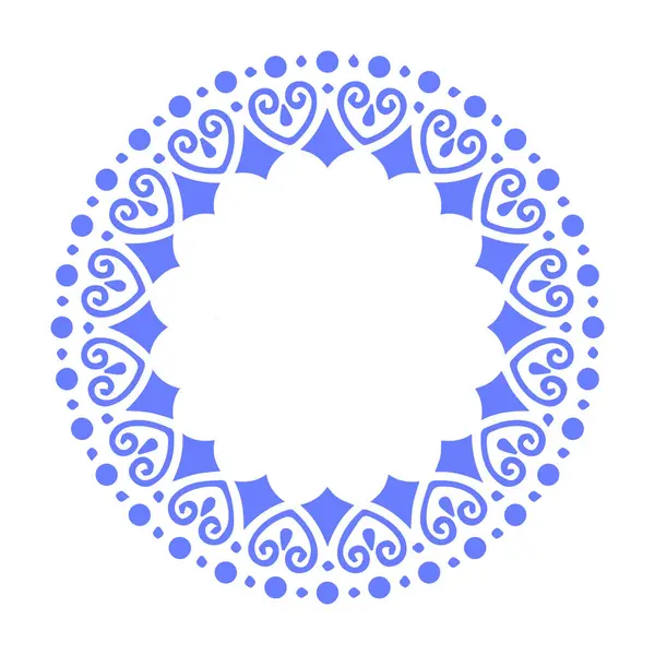 Güzel çiçek sanatı ve mandala vektör tasarımı